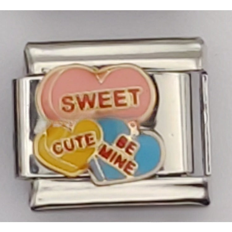 Wholesale Random 10PCS Italian Charm Bracelet Stainless Steel Module Bracelet Single Accessory Charms